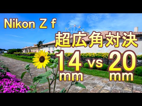 Nikon Z f 超広角対決 14mm vs 20mm（Eng Sub） - YouTube