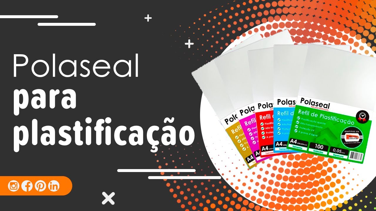 Capa do vídeo Polaseal Plástico Para Plastificação Diversos tamanhos | CPM OFFICE