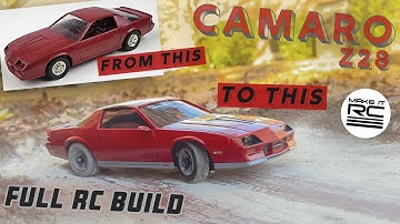 Turning a 40 Year Old Dealer Promo Camaro Into a RC Car 🏁 Full Build and Test Drive