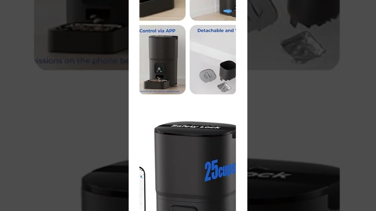 New addition: Smart WiFi Pet Feeder 🐾 | App & Alexa Control | 6L Auto Meals for Cats & Dogs