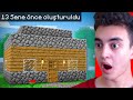 13 yıl sonra İLK MINECRAFT DÜNYASINA girdim...