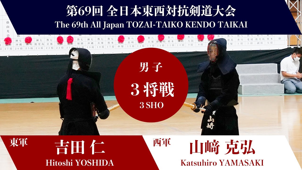 H.YOSHIDA × K.YAMASAKI_69th All Japan TOZAI-TAIKO KENDO TAIKAI MEN