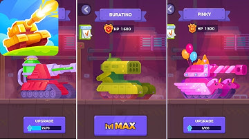 Tank Stars - Gameplay Walkthrough part 24 - Toxic, Buratino & Pinky All Tournaments(iOS, Android)