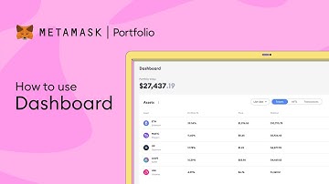 How to use the Dashboard on MetaMask Web