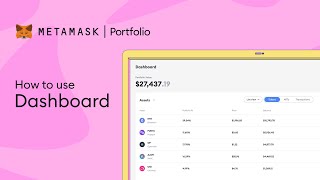 How to use the Dashboard on MetaMask Portfolio