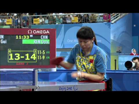 Table Tennis Women's Individual Class 5 Gold Medal Match - Beijing 2008
Paralympic Games