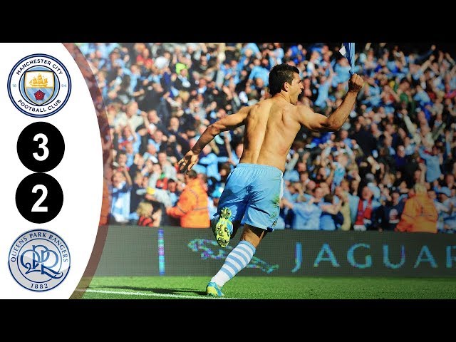 Manchester City City vs QPR Premier League 3-2 2011/2012 Full Highlights HD class=