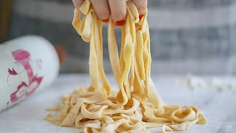 Easy Homemade Pasta Recipe with Just 2 Ingredients