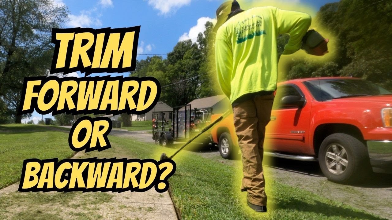 Perfect Lawn Edges Using Only a Weed Eater (No Edger Needed)