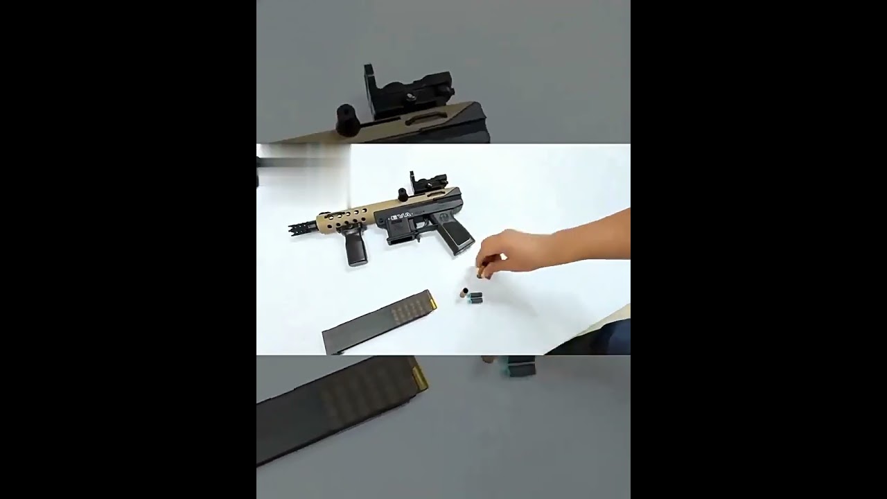 Handi Tec9 Shell Ejecting Manual Foam Dart Blaster – m416gelblaster