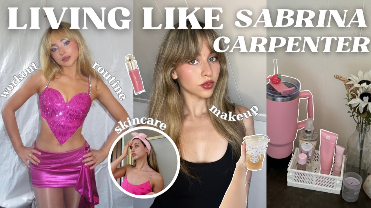 LIVING LIKE SABRINA CARPENTER? (daily routine, makeup tutorial 