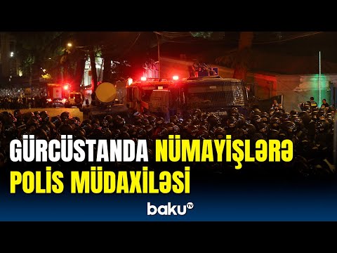 Gürcüstanda aksiya zamanı qarşıdurma yaşanıb