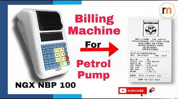 Petrol Pump Billing Machine NGXNBP100 PetrolPump How To install NGX NBP 100 BilingMachine PetrolPump