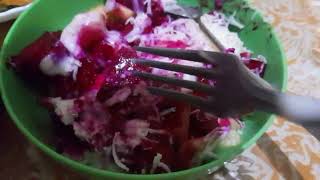 Cara Bikin Salad Buah Naga dan Apel di Jamin Enak.!!