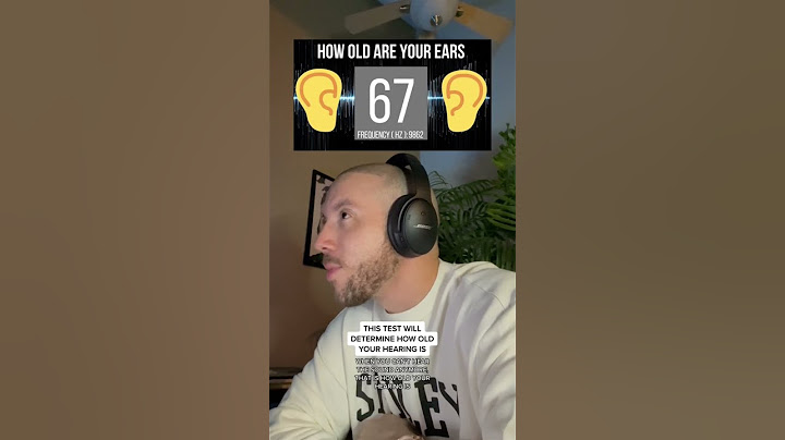 How Old Are Your Ears? Hearing Test I Tried With Bose Headphones #shorts #hearing #reaction #bose