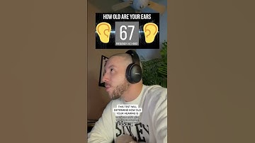 Thumbnail of How Old Are Your Ears? Hearing Test I Tried With Bose Headphones #shorts #hearing #reaction #bose