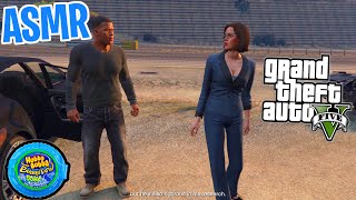 ASMR Gaming 😴 GTA 5 Story Mode Part 43! Relaxing Gum Chewing 🎮🎧 Controller Sounds + Whispering 💤