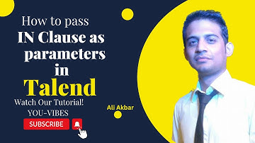 How to Pass Parameters Like IN Clause in Talend Open Studio | Dynamic SQL Tutorial