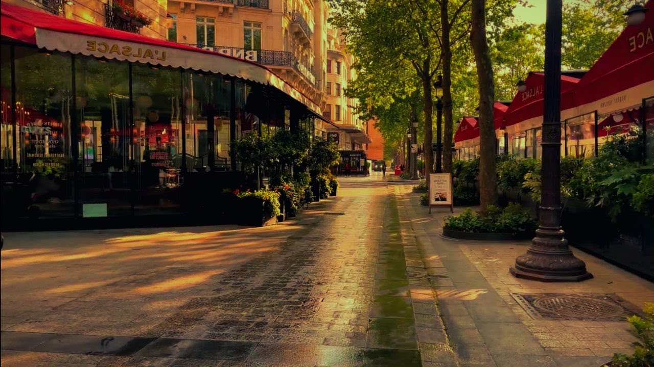 Somewhere in Paris 4K Walking Tour City Ambience
