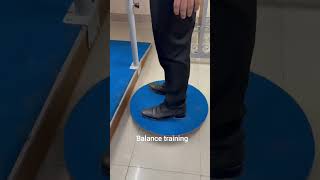 Balance Training on Balance Board #rehabilitation #balance #rehabtraining
