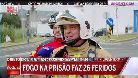 Incêndio Hospital Prisional Caxias - CMTV - 4 Março 2023
