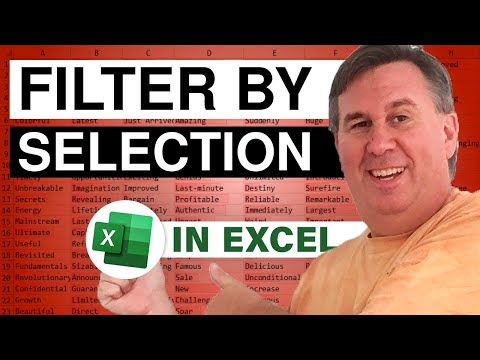 Excel - Discover Excel's Hidden Filter by Selection Feature | Excel Tips & Tricks - Episode 851