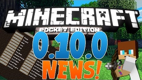 Minecraft Pocket Edition - 0.10.0 UPDATE SKINS BOATS NETHER AND SHADERS COMING! [MCPE 1.0.0]