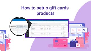 How to setup gift cards products