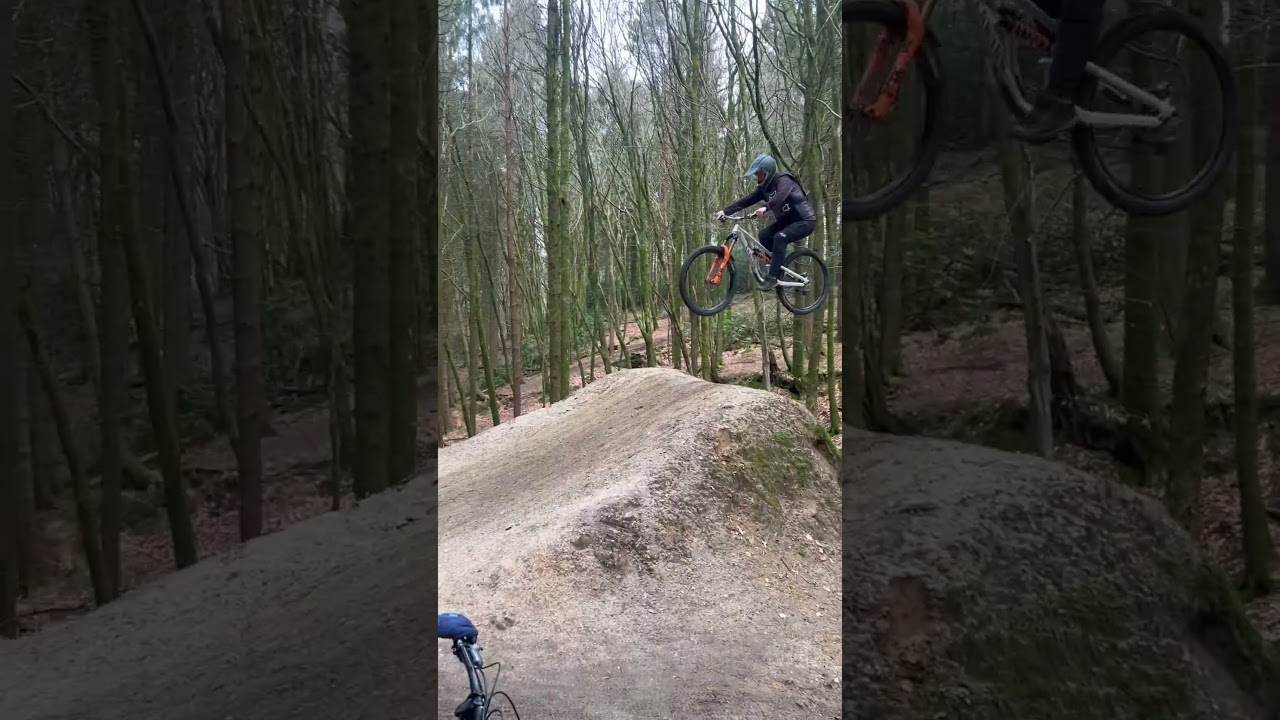 Windhill Bike Park trick Step up gap jump @windhill 