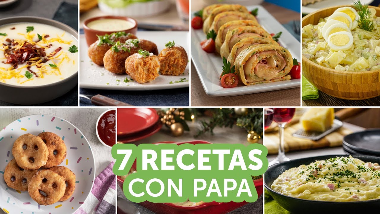 7 recetas con papa Kiwilimón YouTube