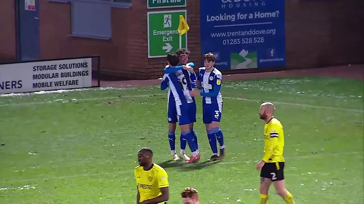 Kyle Joseph vs Burton Albion - Hattrick