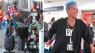 Kelis Wants You To Know That 'Pizza Is Life' Upon Arrival With The Boys In L.A.