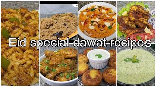 Eid special dawat menu recipes | Tasty and easy recipes 2024 | Abidatastemaker