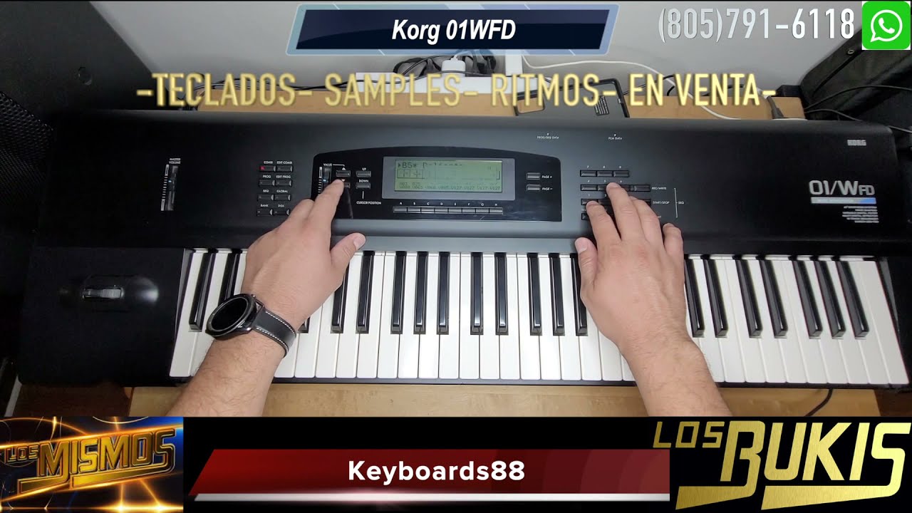 KORG 01WFD SONIDOS DE LOS BUKIS LOS MISMOS TECLADOS EN VENTA PROGRAMADOS Parte 2