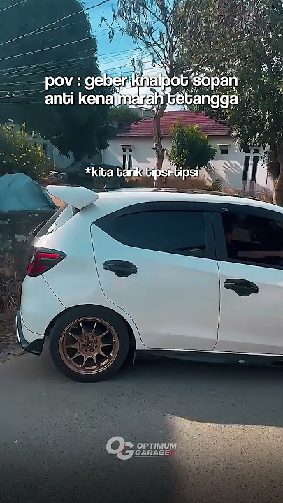 CEK SUARA KNALPOT ANTI KENA MARAH TETANGGA DI BRIO
