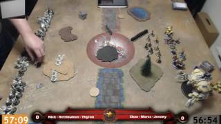 Warmachine MK3 - Retribution (Thyron) Vs. Mercenaries (Shae)