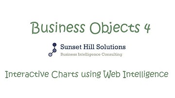 Business Objects 4x - Interactive Charts using Web Intelligence