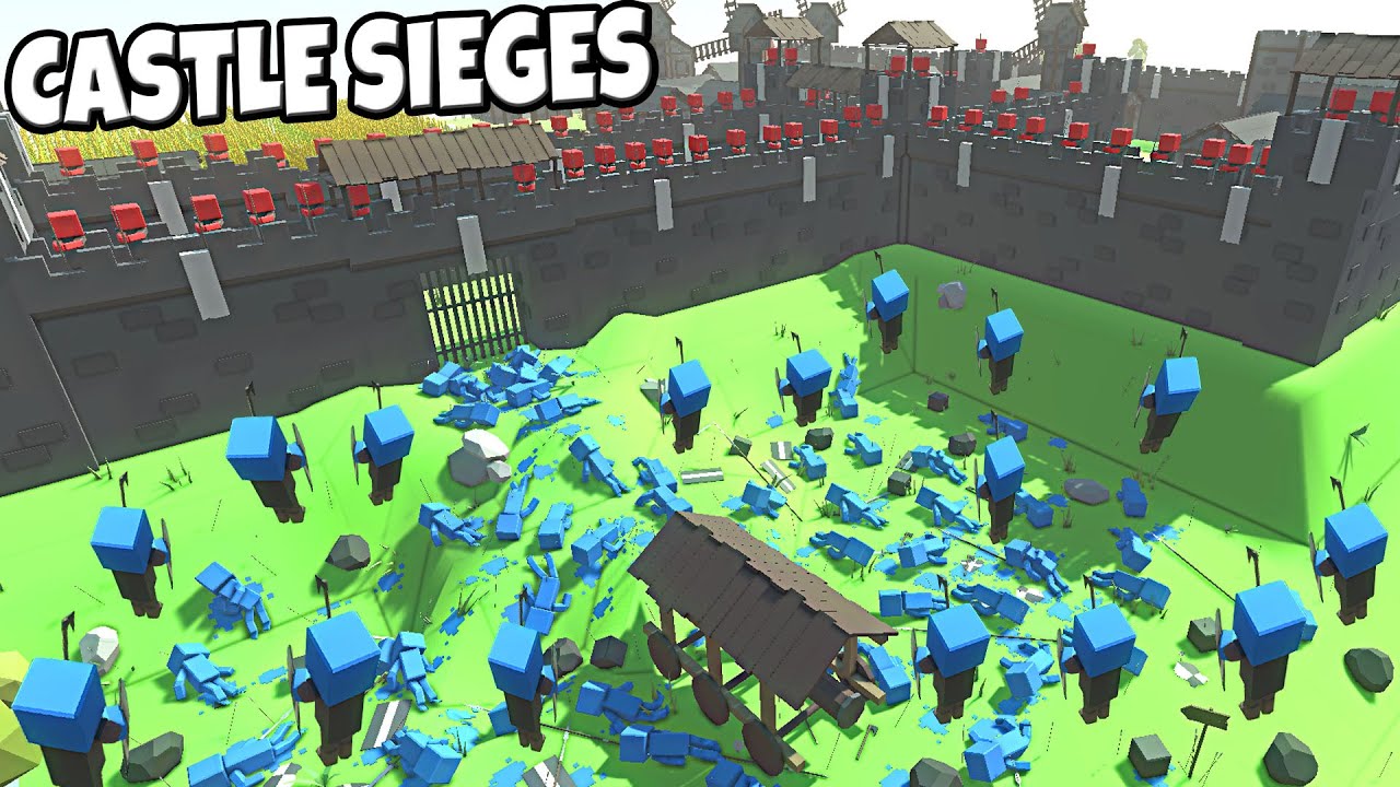 Best CASTLE WALL Siege Defenses EVER! - Ancient Warfare 3: Battle Simulator (Best Mods)