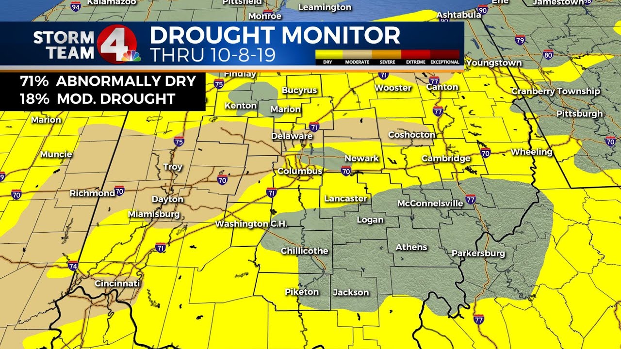 nbc4i school closings Drought Monitor, some good, some bad news