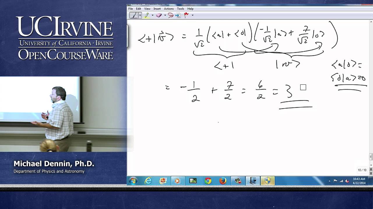Physics 50. Math Methods. Lecture 8.4