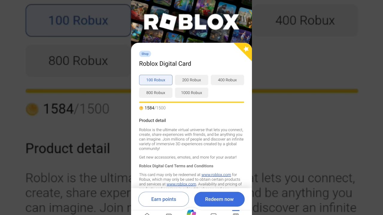 I Redeem 100 ROBUX From Microsoft Rewards Shorts Viral Robux Roblox Microsoftrewards
