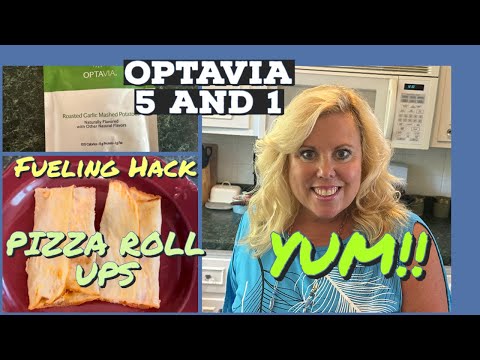 OPTAVIA 5 AND 1 PLAN MASHED POTATO FUELING HACK PIZZA ROLL UPS