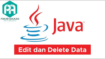Java - Edit dan Delete Database