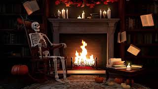 Skeleton Resting by the Fire 🔥 The Cozy & Creepy Halloween Atmosphere 🕯️ screenshot 4