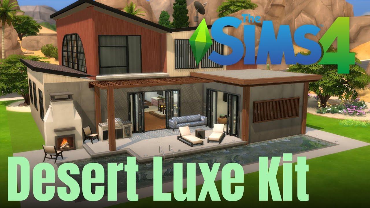 Desert Luxe Kit Sims 4 Speed Build No Cc Youtube