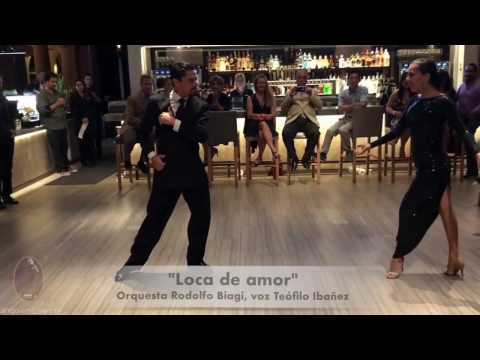 Tomás Galván y Gimena Herrera - "Loca de amor" Orq. Rodolfo Biagi, en San Diego, CA 2017