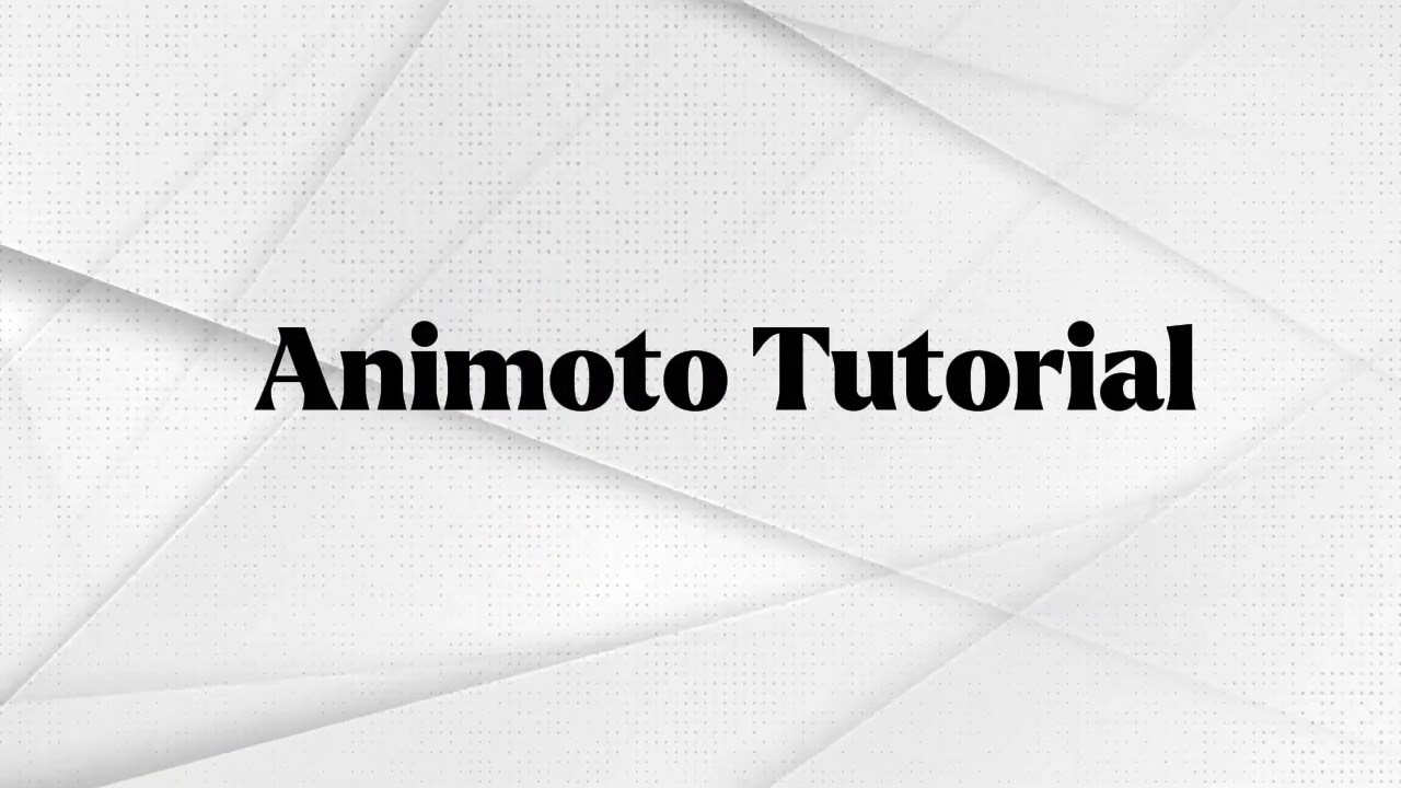 Powtoon and Animoto Tutorial