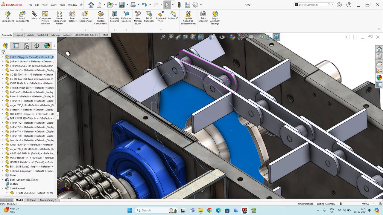 Chain Conveyor CC-250 - Cap-30Ton. Mobile No-9897923390