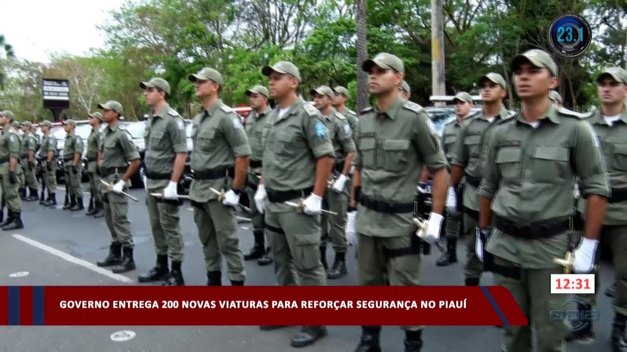 Governo entrega 200 novas viaturas para reforço de segurança no Piauí 12 10 2023