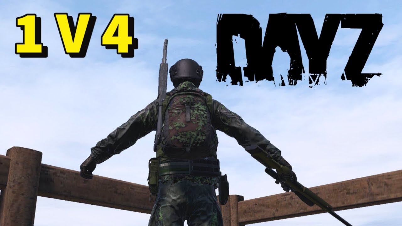 Solo vs 4 man squad at their own base(DayZ)
